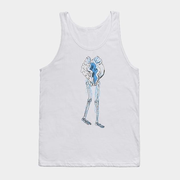 Walking Clam Tank Top by RaLiz